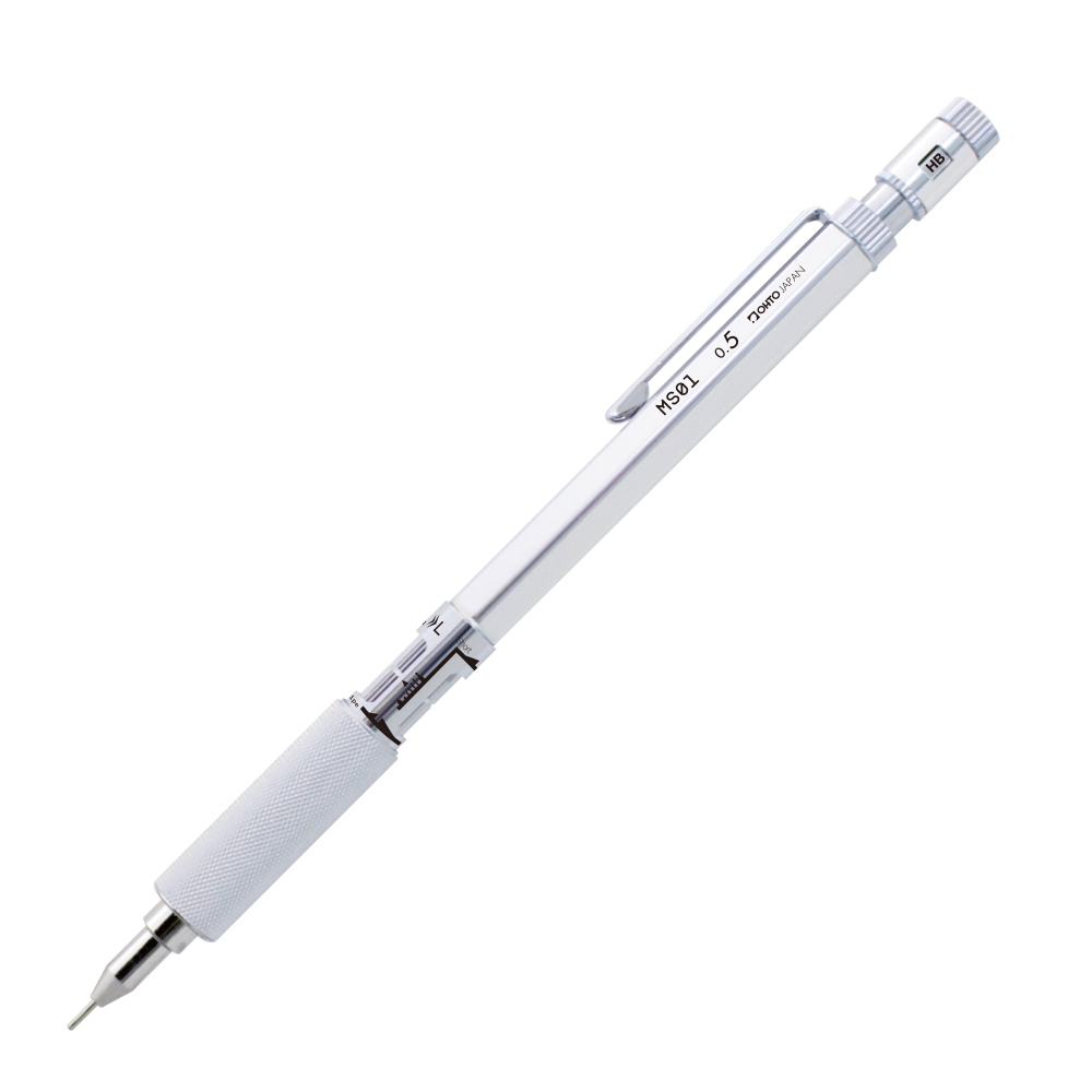 高機能製図用シャープペン [0.5mm] MS01 シルバー MS01-SP5 ...